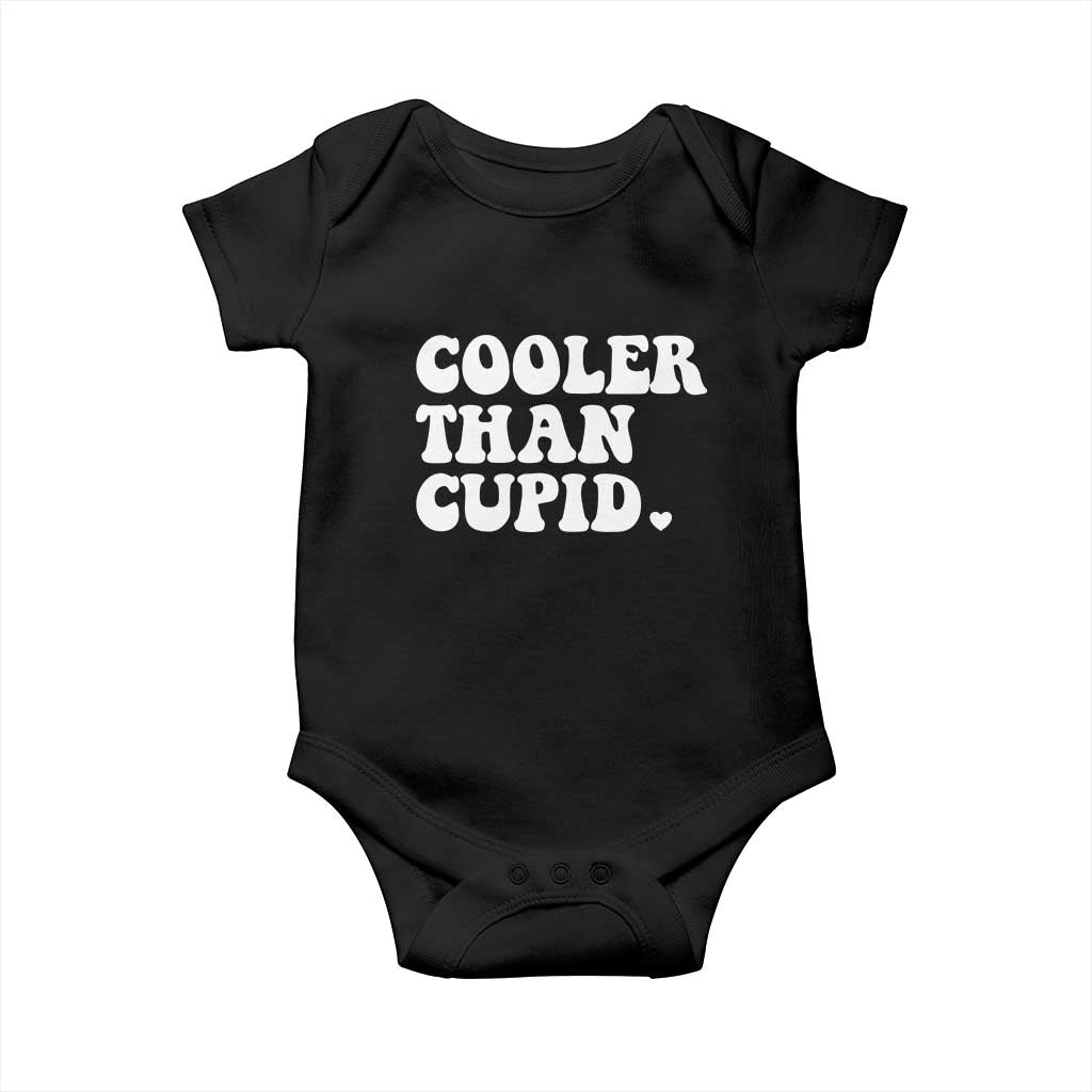 Toddler Boy Valentine Baby Onesie Cooler Than Cupid Funny Kids Valentine Day