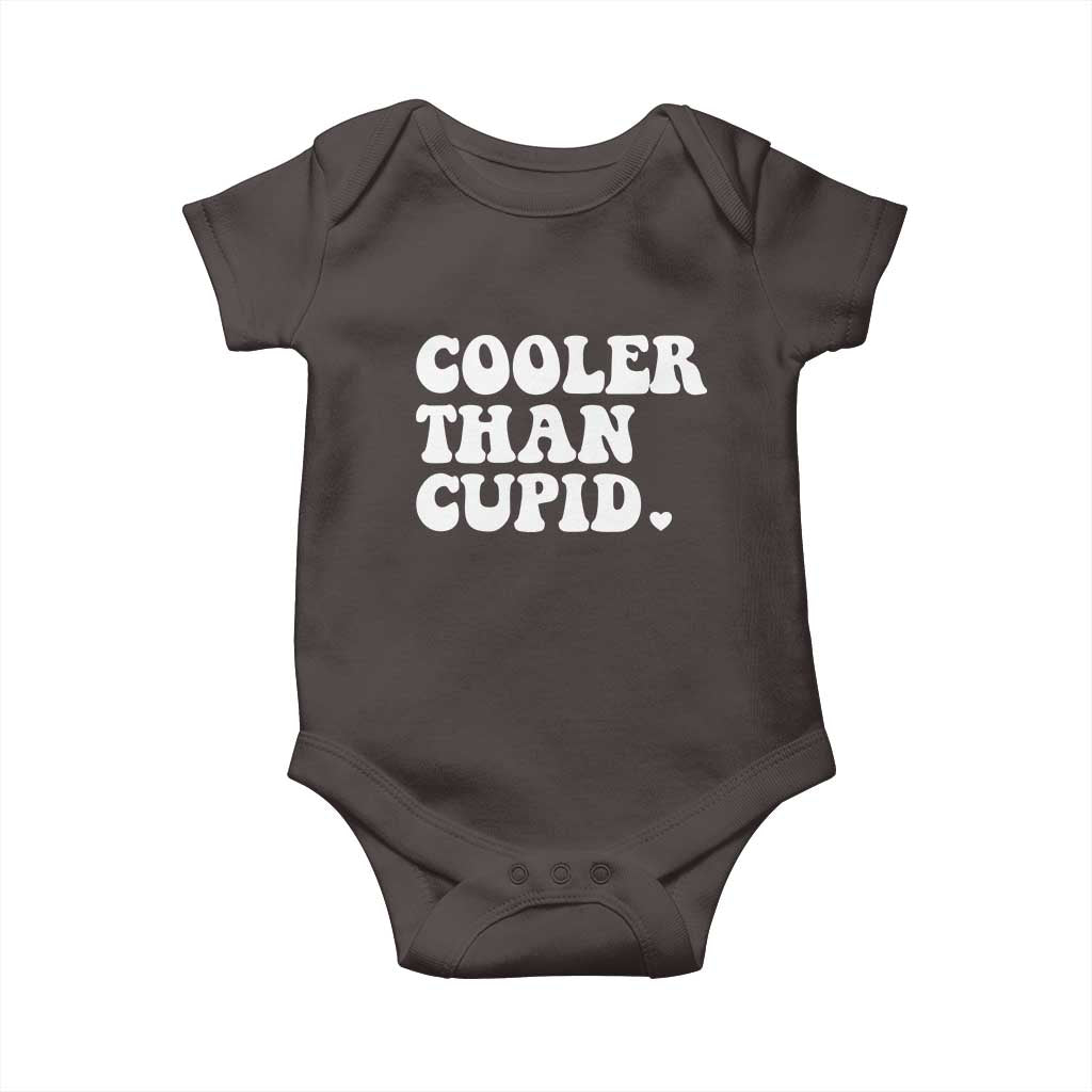 Toddler Boy Valentine Baby Onesie Cooler Than Cupid Funny Kids Valentine Day