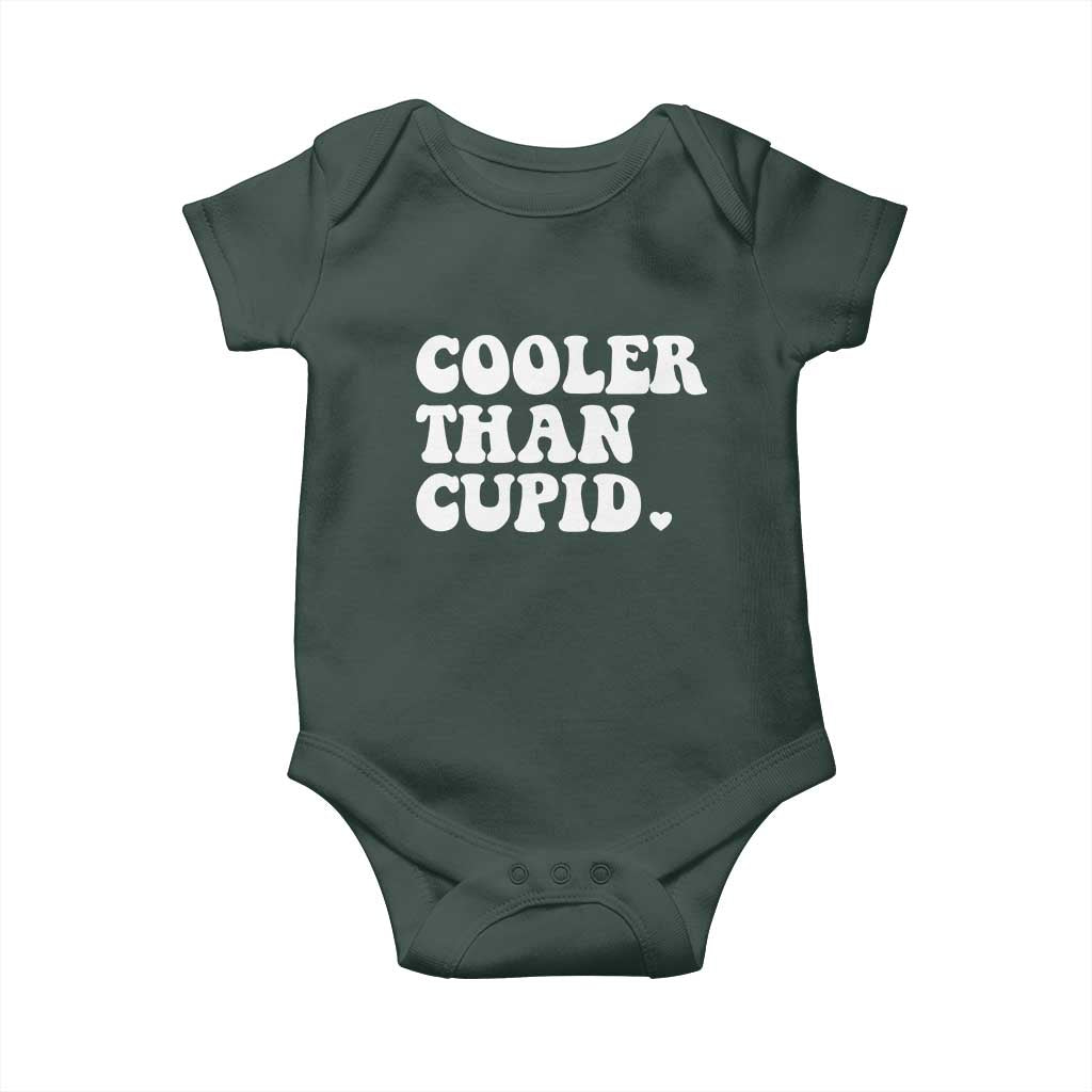 Toddler Boy Valentine Baby Onesie Cooler Than Cupid Funny Kids Valentine Day