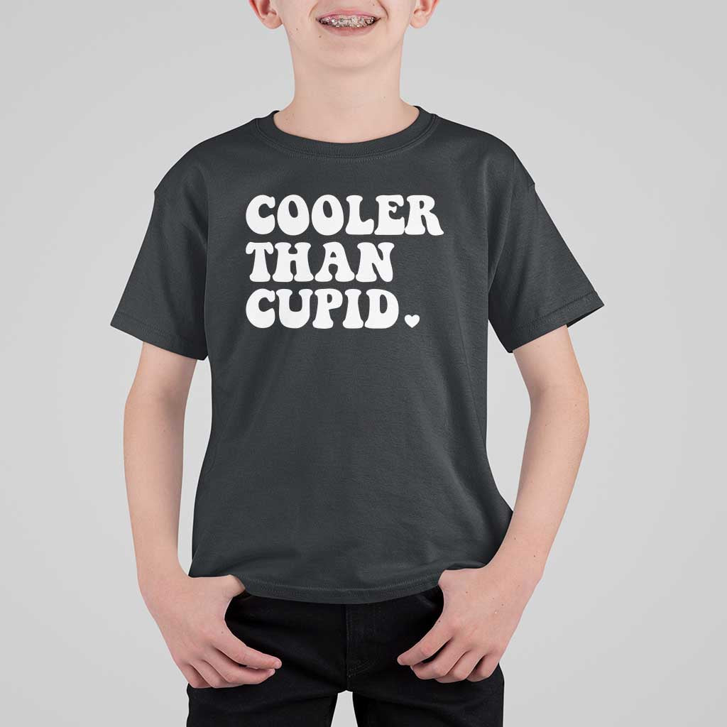 Toddler Boy Valentine T Shirt For Kid Cooler Than Cupid Funny Kids Valentine Day