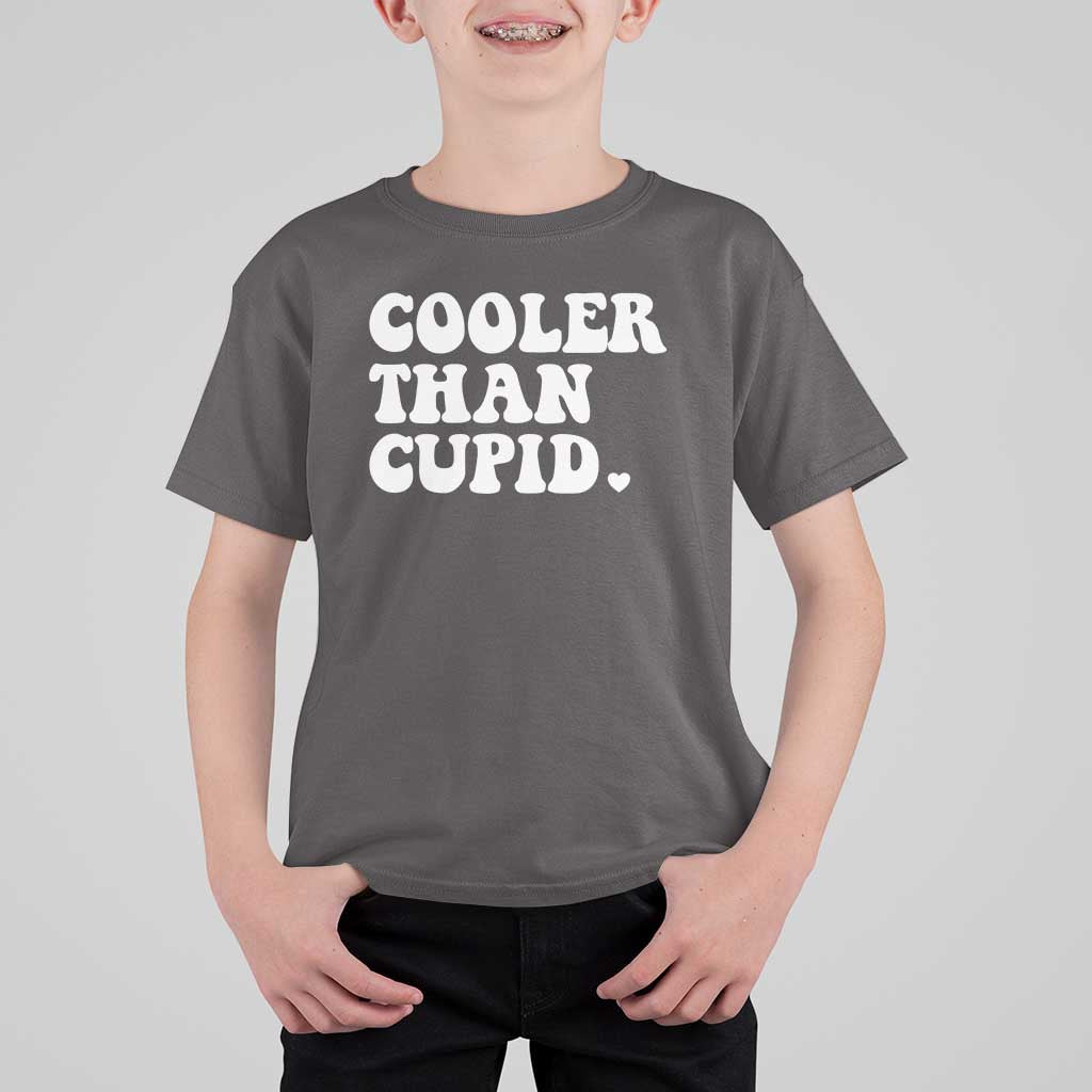 Toddler Boy Valentine T Shirt For Kid Cooler Than Cupid Funny Kids Valentine Day