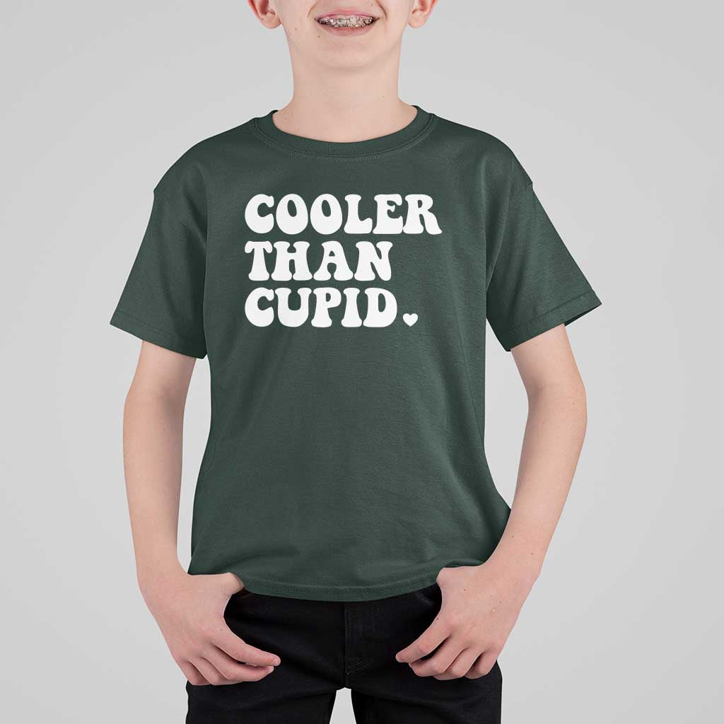 Toddler Boy Valentine T Shirt For Kid Cooler Than Cupid Funny Kids Valentine Day