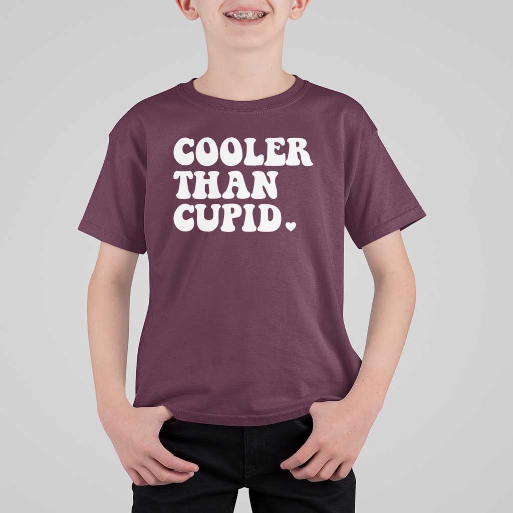 Toddler Boy Valentine T Shirt For Kid Cooler Than Cupid Funny Kids Valentine Day