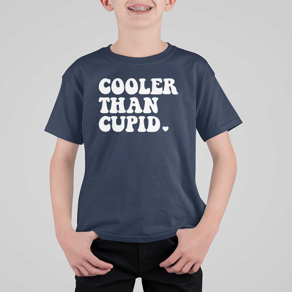 Toddler Boy Valentine T Shirt For Kid Cooler Than Cupid Funny Kids Valentine Day