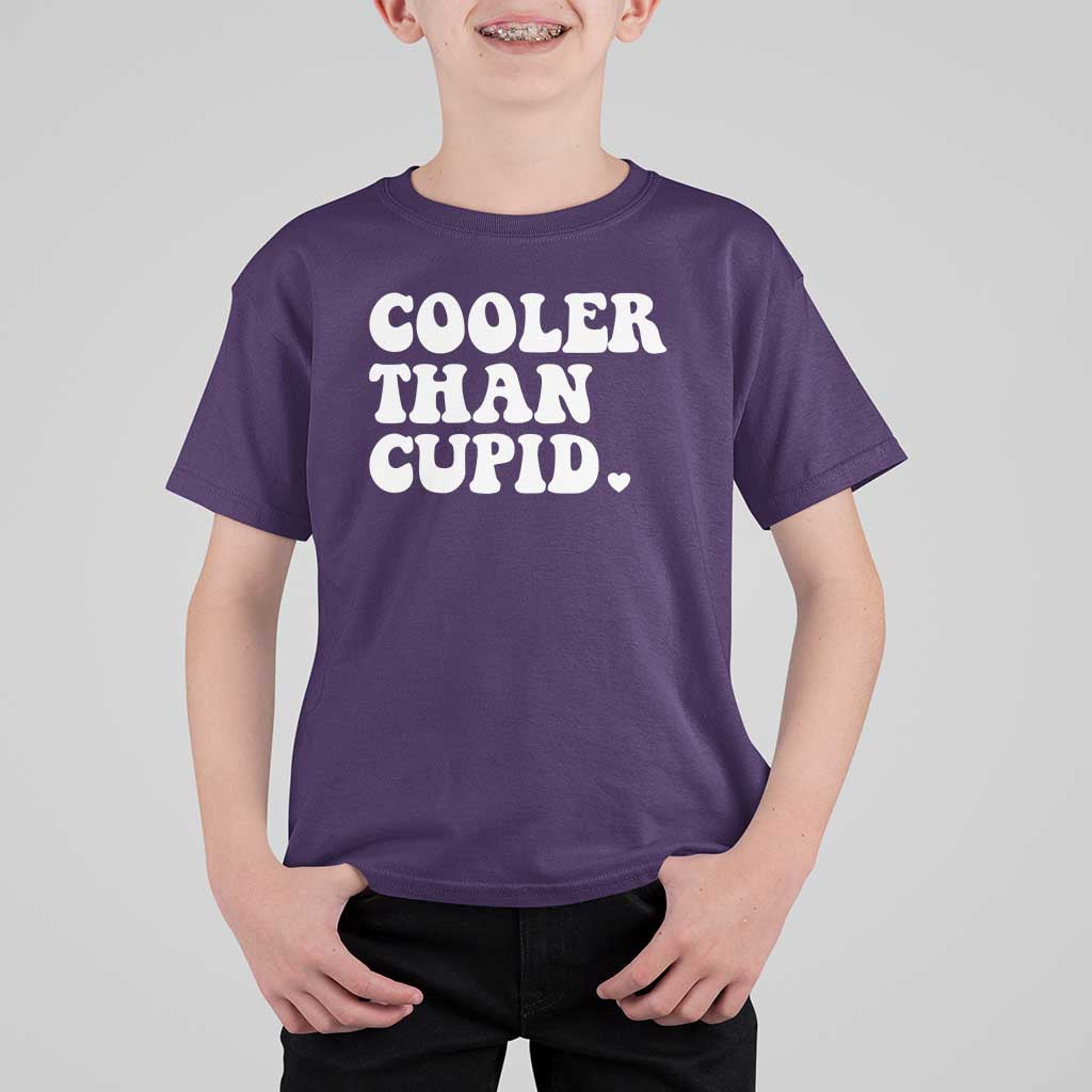 Toddler Boy Valentine T Shirt For Kid Cooler Than Cupid Funny Kids Valentine Day
