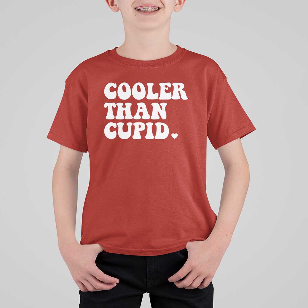 Toddler Boy Valentine T Shirt For Kid Cooler Than Cupid Funny Kids Valentine Day