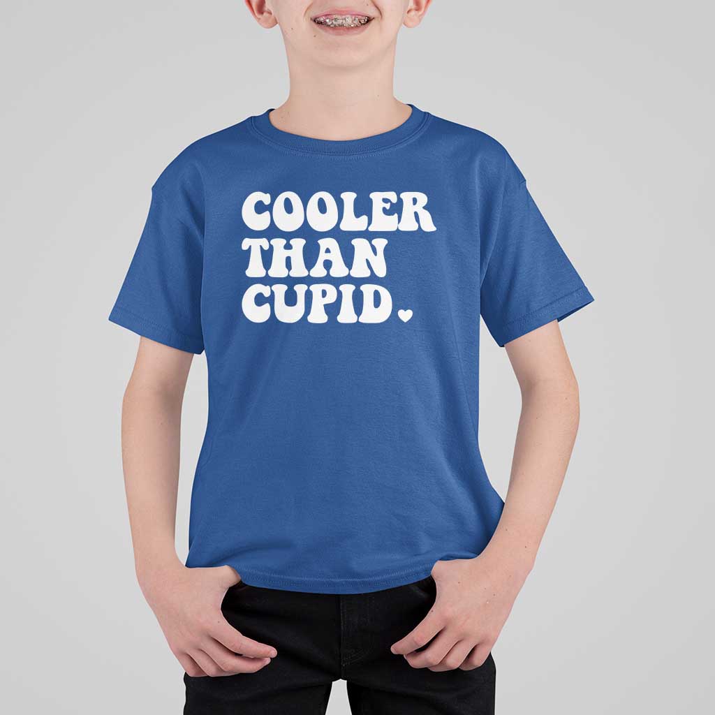 Toddler Boy Valentine T Shirt For Kid Cooler Than Cupid Funny Kids Valentine Day