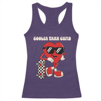 Funny Heart Valentine Day Racerback Tank Top Cooler Than Cupid Skateboard Kids Toddler Boy Valentine