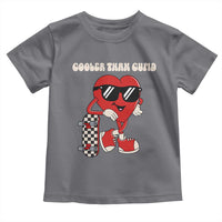 Funny Heart Valentine Day Toddler T Shirt Cooler Than Cupid Skateboard Kids Toddler Boy Valentine