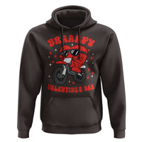 Braaapy Valentines Day Motocross Heart Hoodie
