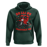 Braaapy Valentines Day Motocross Heart Hoodie