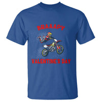 Braaapy Valentines Day Motocross Dirt Bikes T Shirt