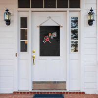 Basketball Valentines Garden Flag Cute Red Heart Playing Basketball Player Team Boys - Wonder Print Shop