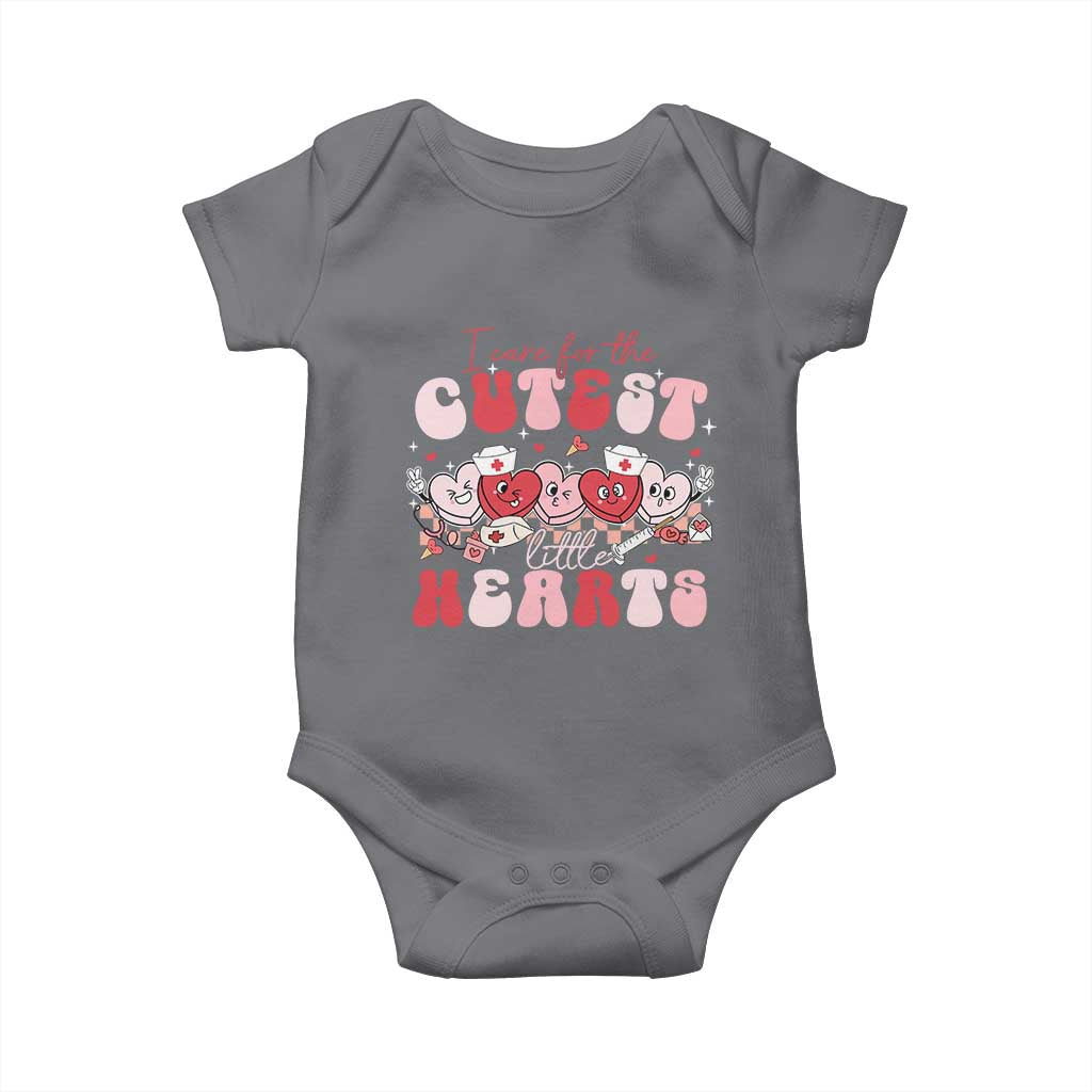 Nurse Valentine Gift Baby Onesie Care For Cutest Little Hearts