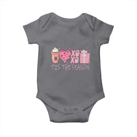 Valentine Coffee Baby Onesie Love Heart XOXO Cute Graphic Valentines Day