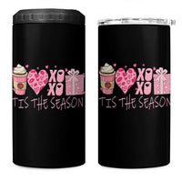 Valentine Coffee 4 in 1 Can Cooler Tumbler Love Heart XOXO Cute Graphic Valentines Day