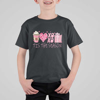 Valentine Coffee T Shirt For Kid Love Heart XOXO Cute Graphic Valentines Day