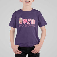 Valentine Coffee T Shirt For Kid Love Heart XOXO Cute Graphic Valentines Day