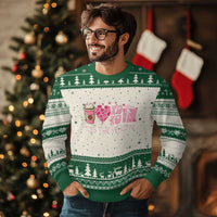 Valentine Coffee Ugly Christmas Sweater Love Heart XOXO Cute Graphic Valentines Day