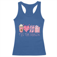 Valentine Coffee Racerback Tank Top Love Heart XOXO Cute Graphic Valentines Day