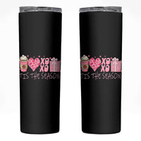Valentine Coffee Skinny Tumbler Love Heart XOXO Cute Graphic Valentines Day