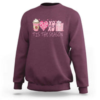 Valentine Coffee Sweatshirt Love Heart XOXO Cute Graphic Valentines Day