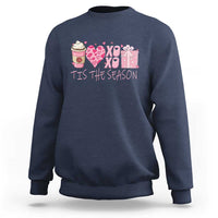 Valentine Coffee Sweatshirt Love Heart XOXO Cute Graphic Valentines Day