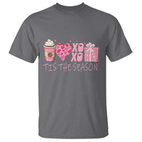 Valentine Coffee T Shirt Love Heart XOXO Cute Graphic Valentines Day
