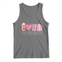 Valentine Coffee Tank Top Love Heart XOXO Cute Graphic Valentines Day