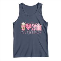Valentine Coffee Tank Top Love Heart XOXO Cute Graphic Valentines Day