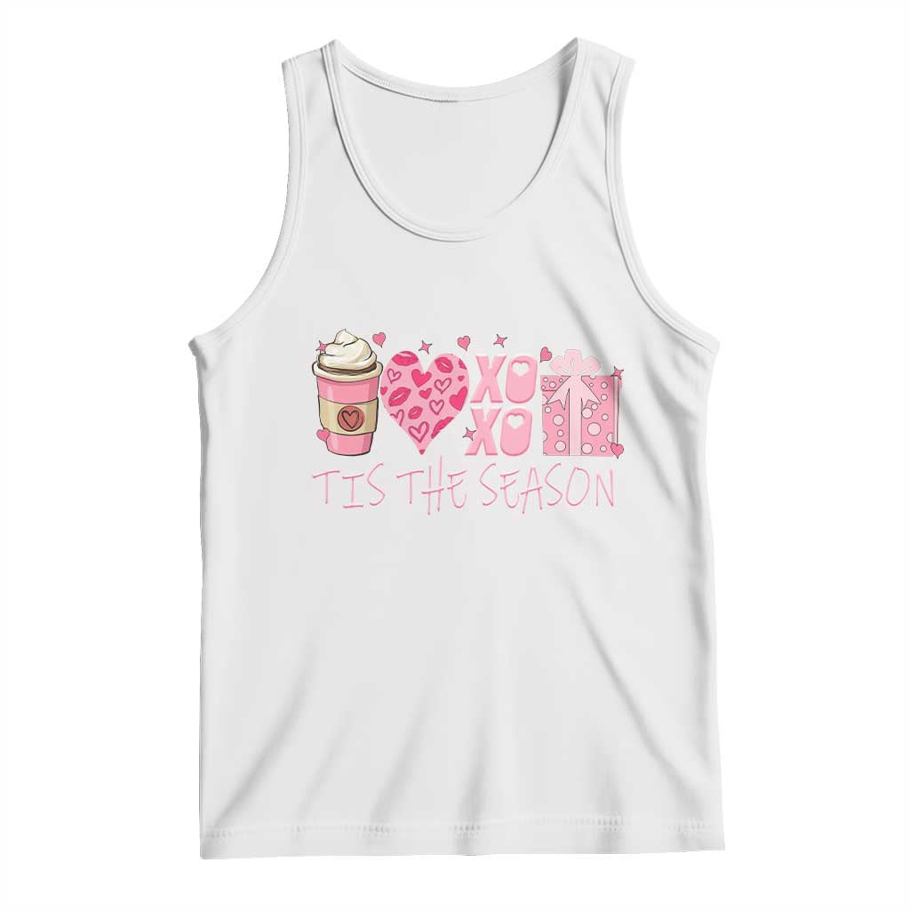 Valentine Coffee Tank Top Love Heart XOXO Cute Graphic Valentines Day