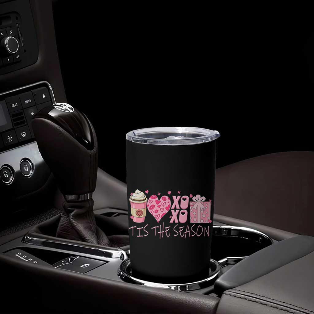 Valentine Coffee Tumbler Cup Love Heart XOXO Cute Graphic Valentines Day