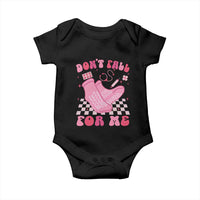 Funny Nurse Valentine Gift Baby Onesie Don't Fall For Me ER RN