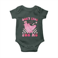 Funny Nurse Valentine Gift Baby Onesie Don't Fall For Me ER RN