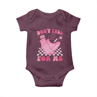 Funny Nurse Valentine Gift Baby Onesie Don't Fall For Me ER RN