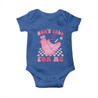 Funny Nurse Valentine Gift Baby Onesie Don't Fall For Me ER RN