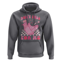 Funny Nurse Valentine Gift Hoodie Don't Fall For Me ER RN