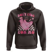 Funny Nurse Valentine Gift Hoodie Don't Fall For Me ER RN