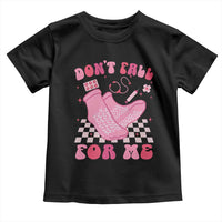 Funny Nurse Valentine Gift Toddler T Shirt Don't Fall For Me ER RN