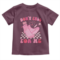 Funny Nurse Valentine Gift Toddler T Shirt Don't Fall For Me ER RN