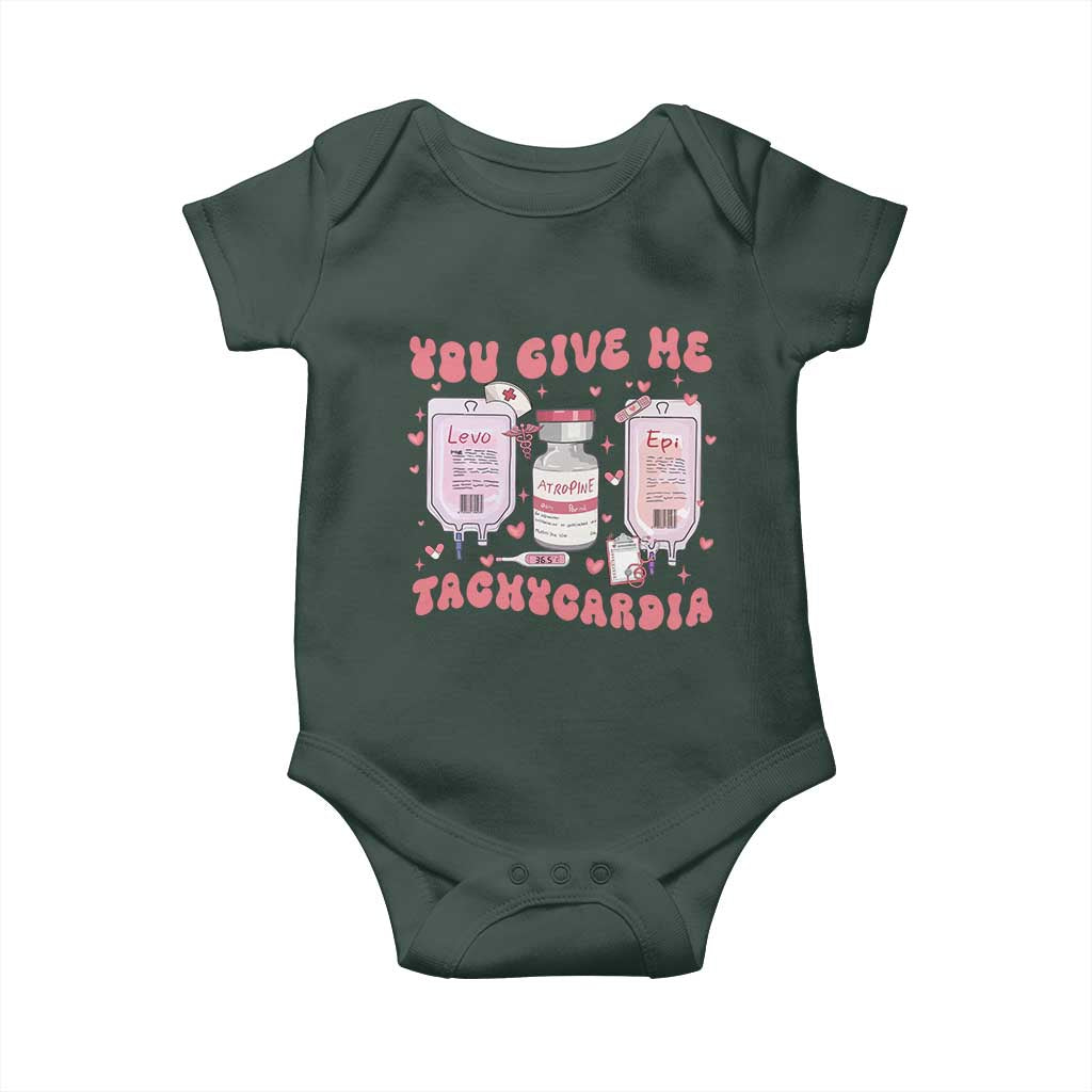 Nurse Valentine's Day Baby Onesie Pharmacist Critical Care ICU PICU Rn Pharmacy Tech Vday Gift