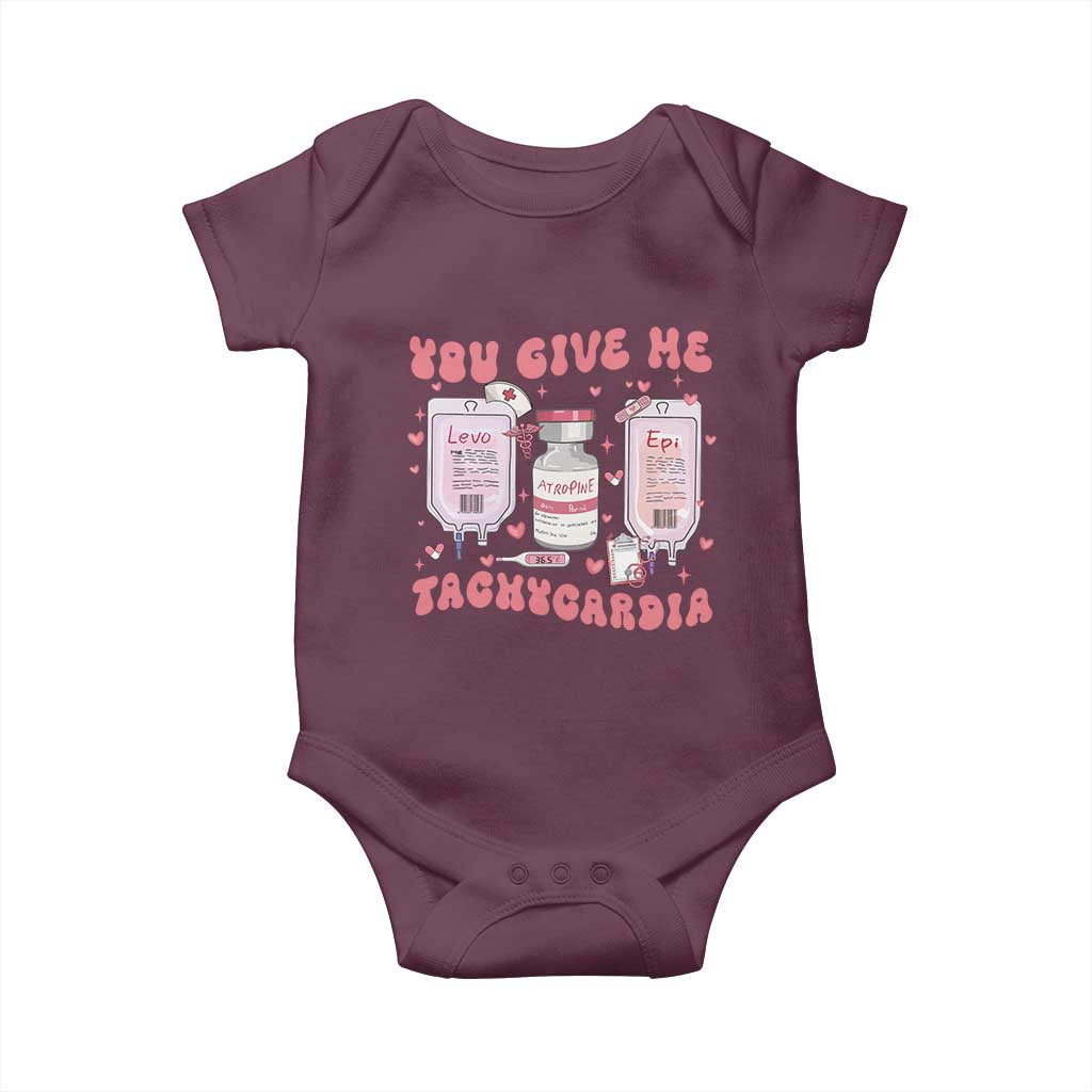 Nurse Valentine's Day Baby Onesie Pharmacist Critical Care ICU PICU Rn Pharmacy Tech Vday Gift
