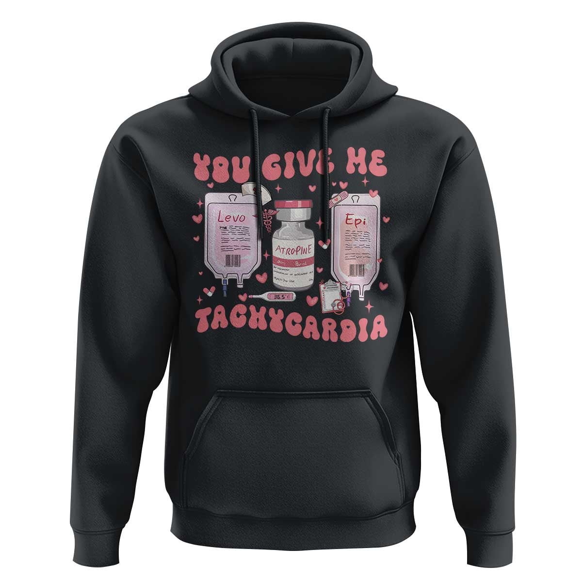 Nurse Valentine's Day Hoodie Pharmacist Critical Care ICU PICU Rn Pharmacy Tech Vday Gift