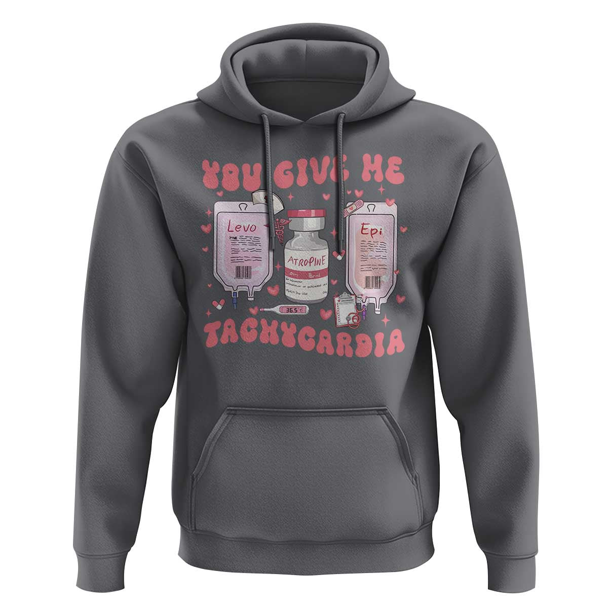 Nurse Valentine's Day Hoodie Pharmacist Critical Care ICU PICU Rn Pharmacy Tech Vday Gift