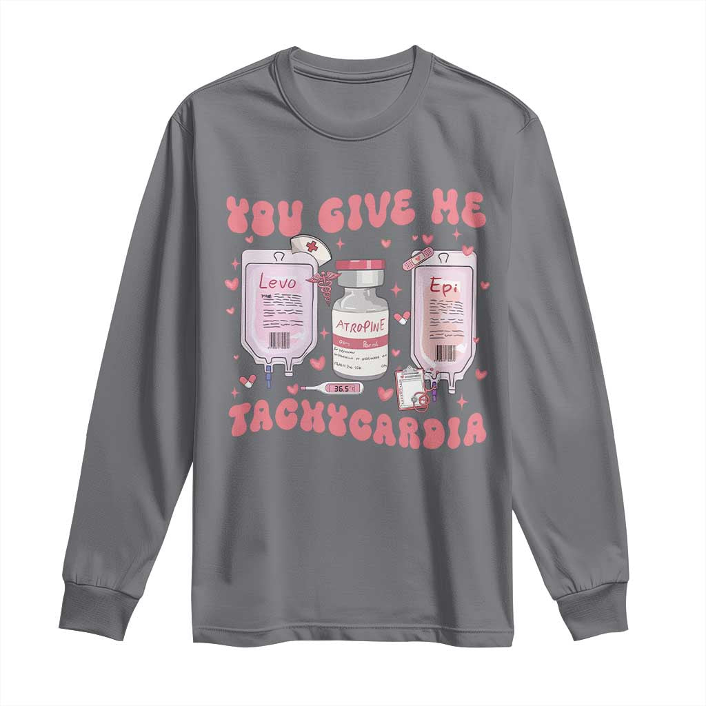 Nurse Valentine's Day Long Sleeve Shirt Pharmacist Critical Care ICU PICU Rn Pharmacy Tech Vday Gift