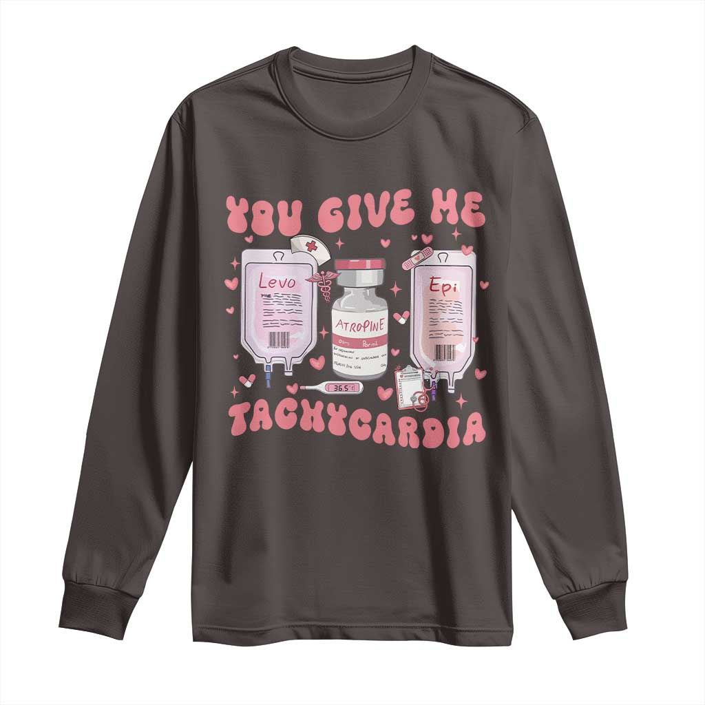 Nurse Valentine's Day Long Sleeve Shirt Pharmacist Critical Care ICU PICU Rn Pharmacy Tech Vday Gift