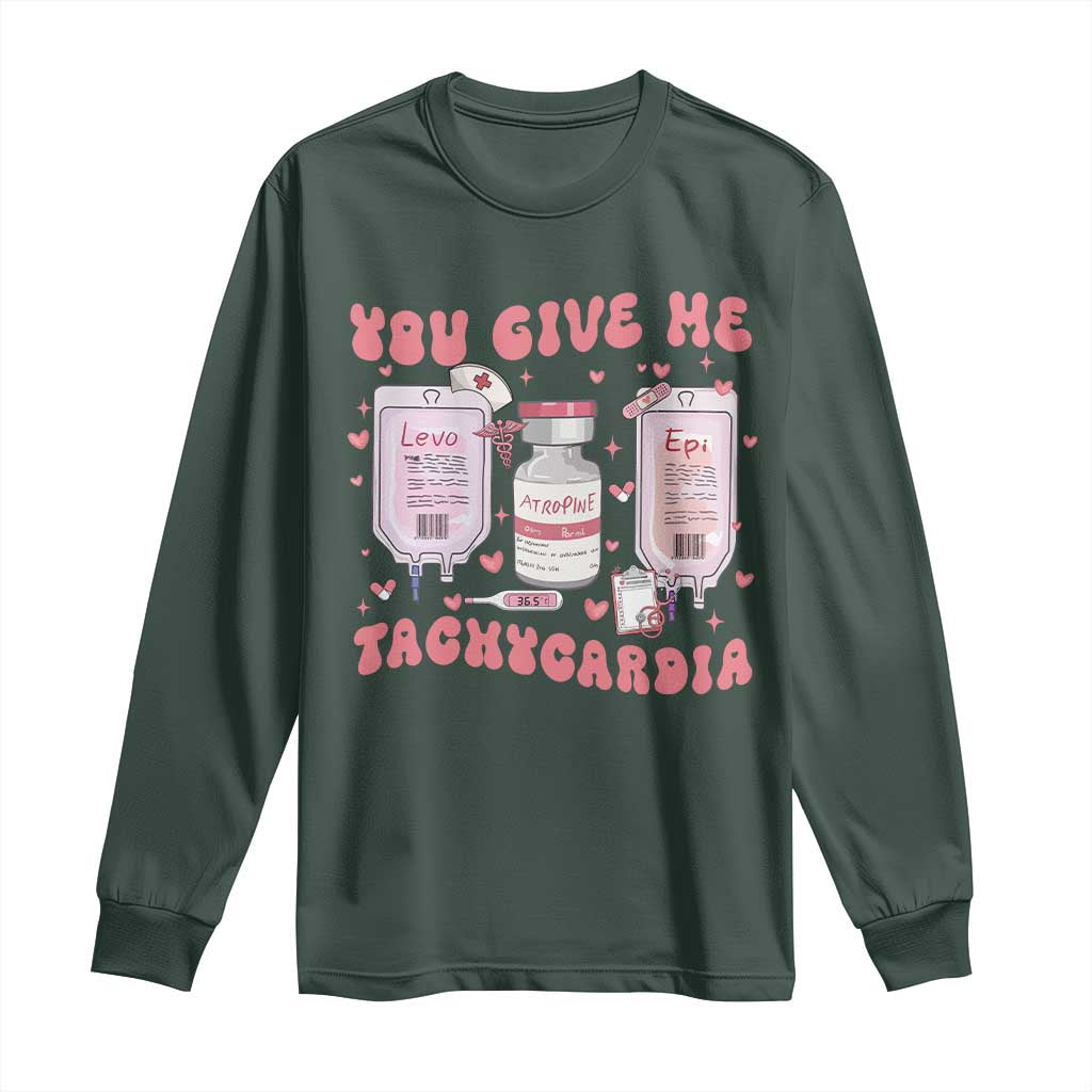 Nurse Valentine's Day Long Sleeve Shirt Pharmacist Critical Care ICU PICU Rn Pharmacy Tech Vday Gift