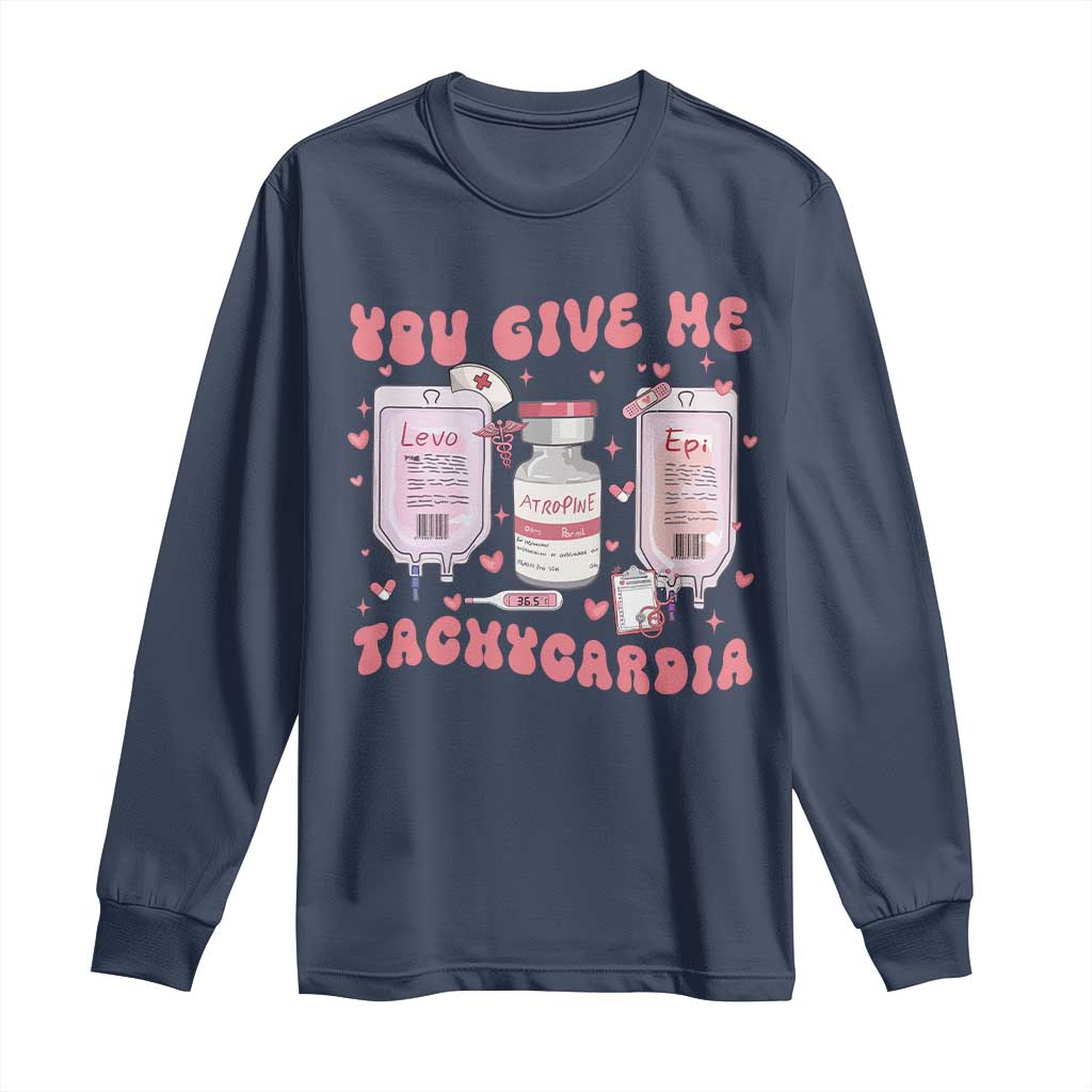 Nurse Valentine's Day Long Sleeve Shirt Pharmacist Critical Care ICU PICU Rn Pharmacy Tech Vday Gift