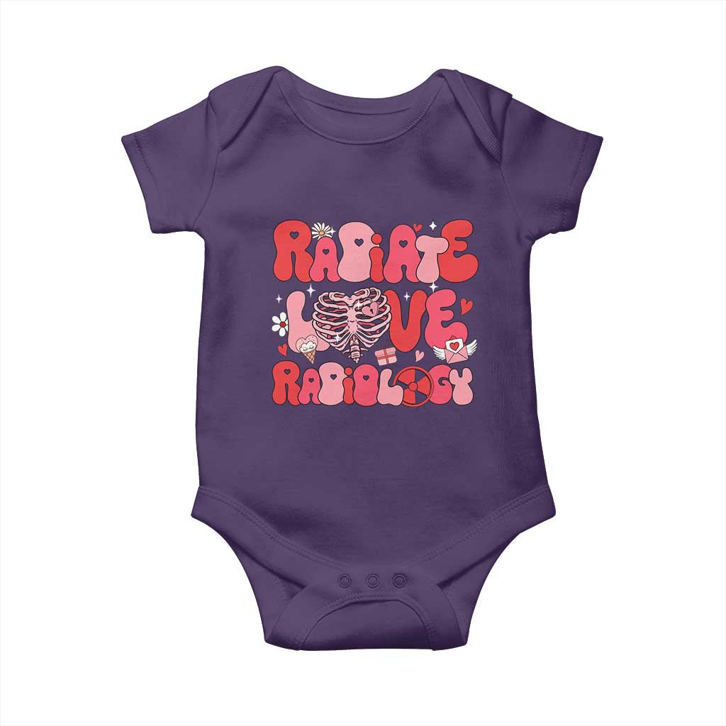 Rad Tech Nurse Valentine's Day Baby Onesie X-Ray Ultrasound MRI CT Mammography Technologist Vday Gift