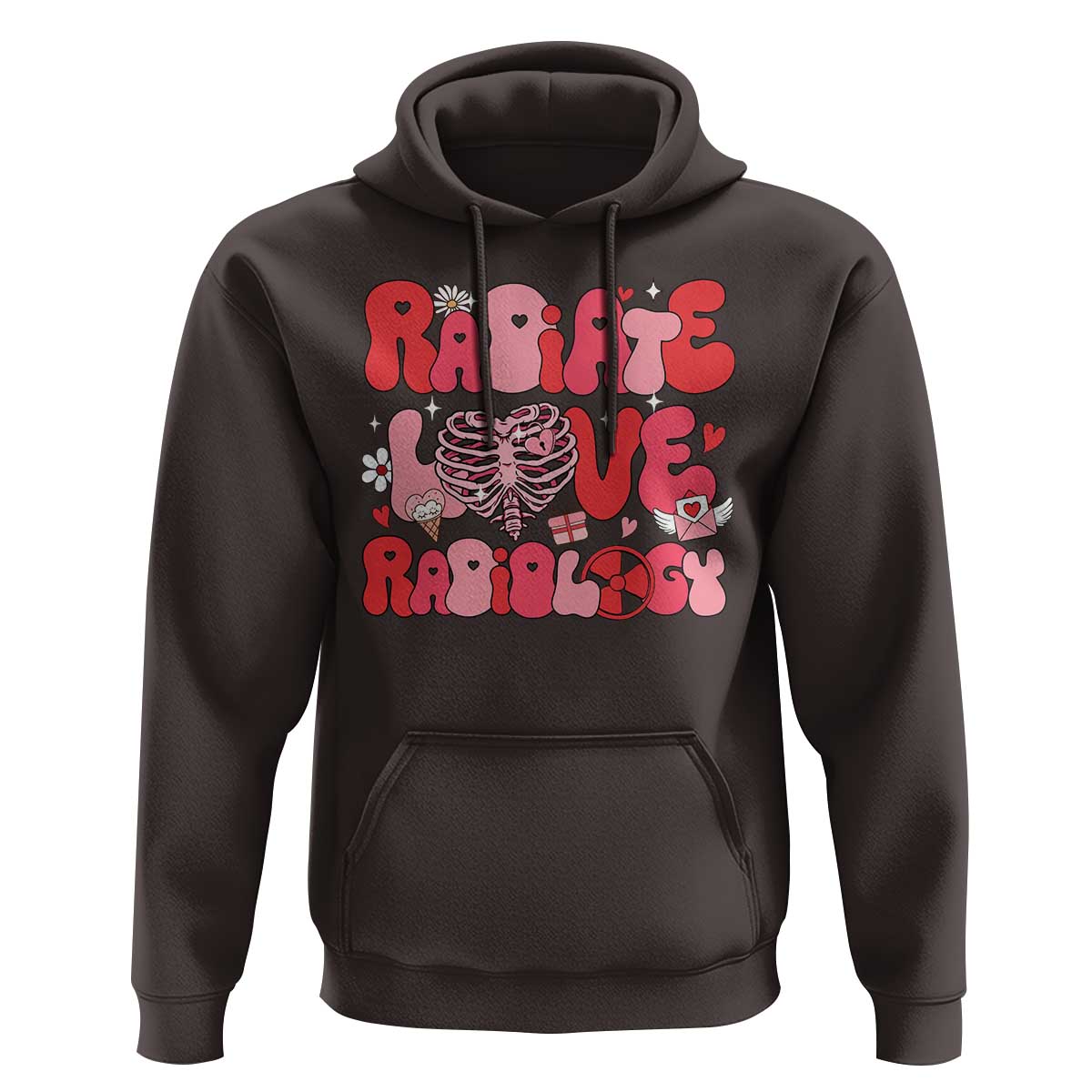 Rad Tech Nurse Valentine's Day Hoodie X-Ray Ultrasound MRI CT Mammography Technologist Vday Gift